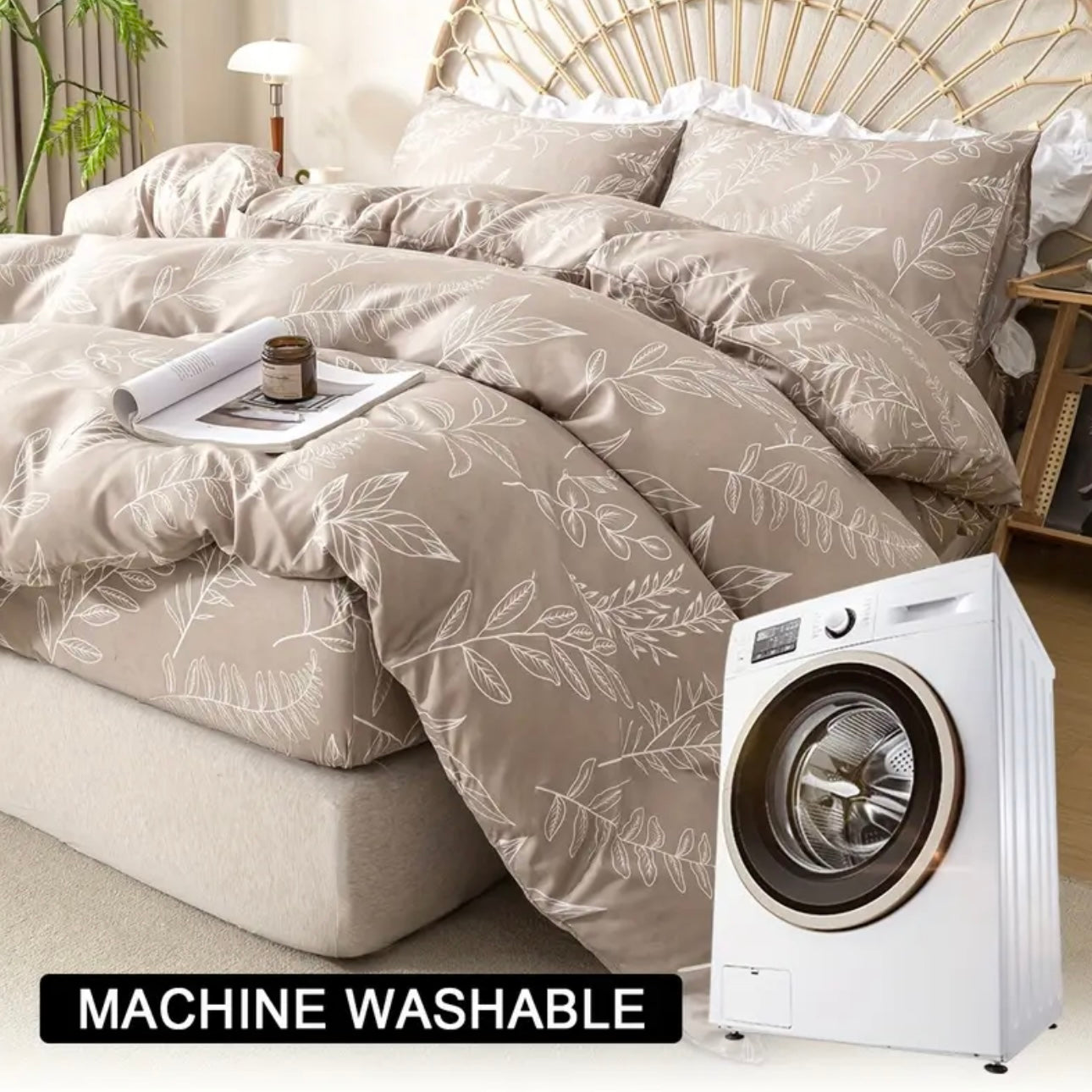 Zenora 3-Piece Chengchengge Printed Down Comforter Set