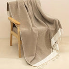 Zenora 1pc Turkish Diamond Grid Blanket