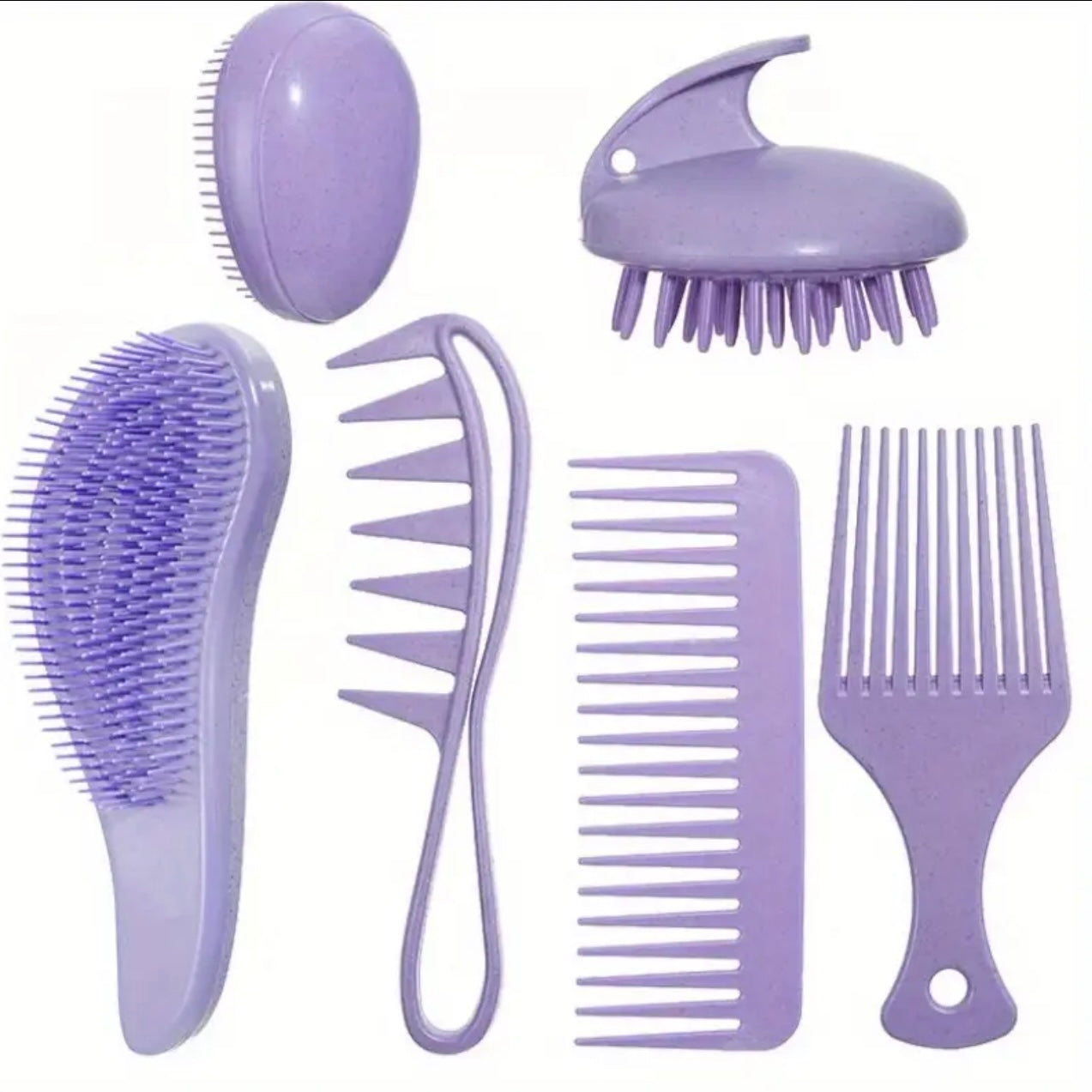 Zenora 9pcs Wheat Straw Hair & Scalp Care Set