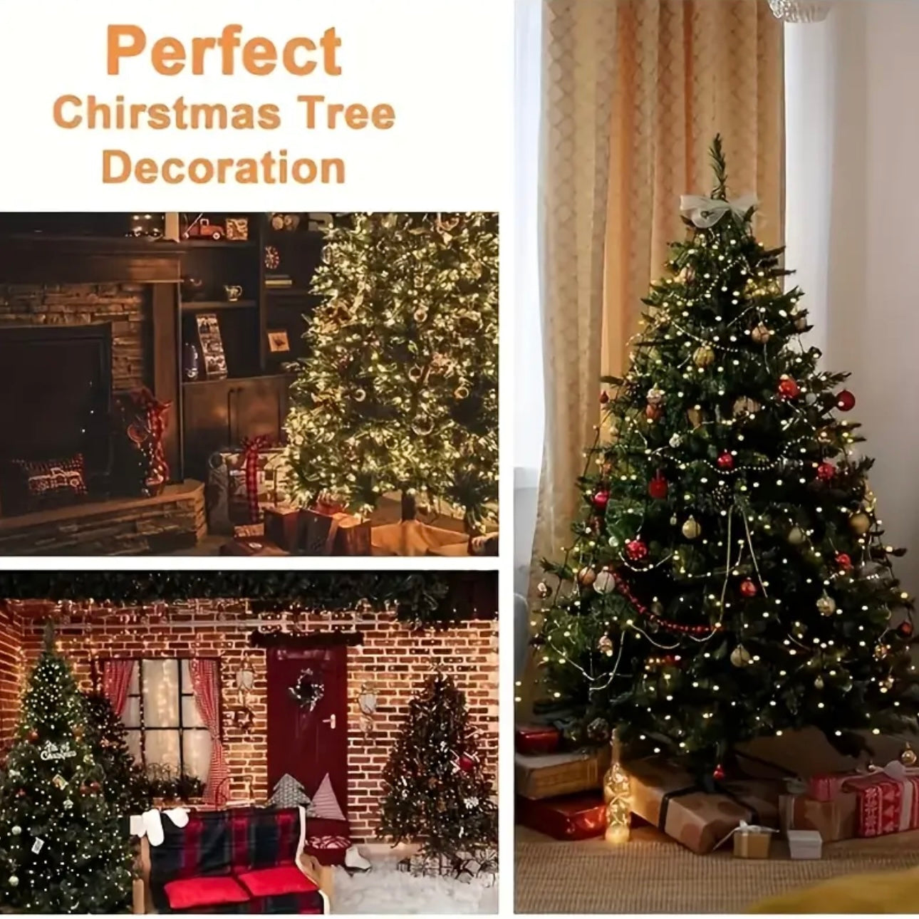 Zenora Christmas Tree Lights – 8 Lighting Modes