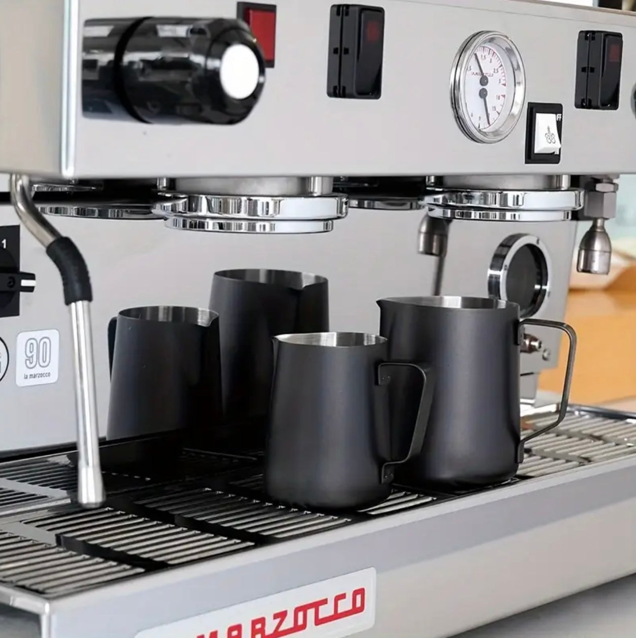 Zenora Stainless Steel Milk Frothing Pitcher Set