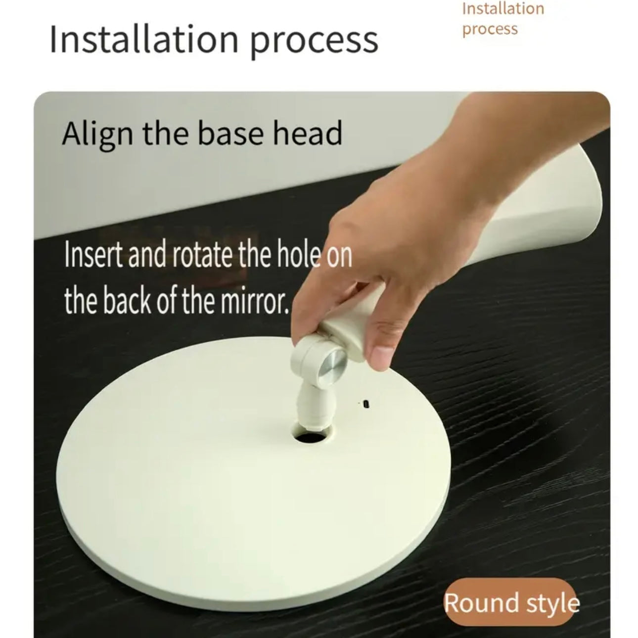 Zenora DONGZHANGGUI Adjustable Makeup Mirror