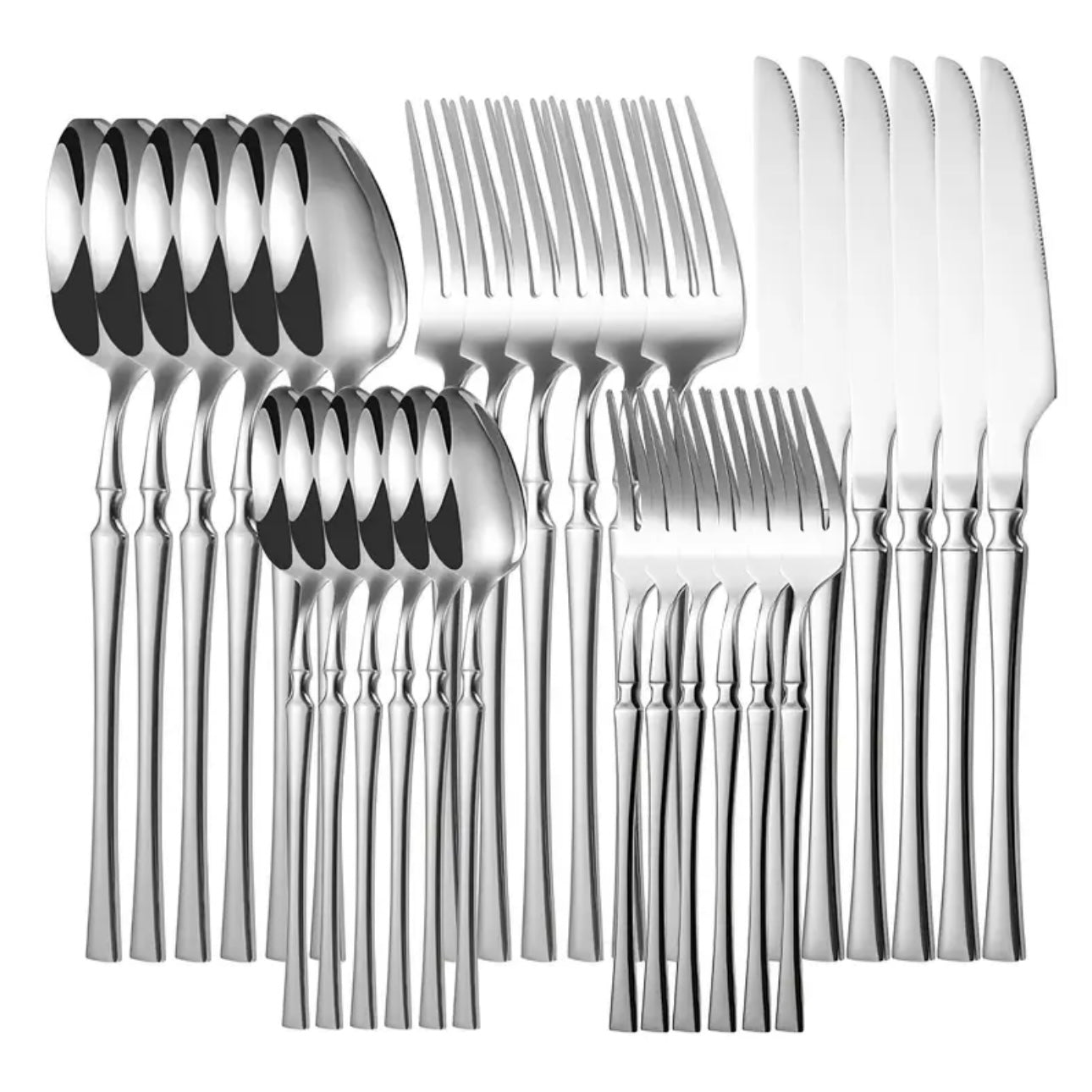 Zenora 30pcs Premium Silverware Set