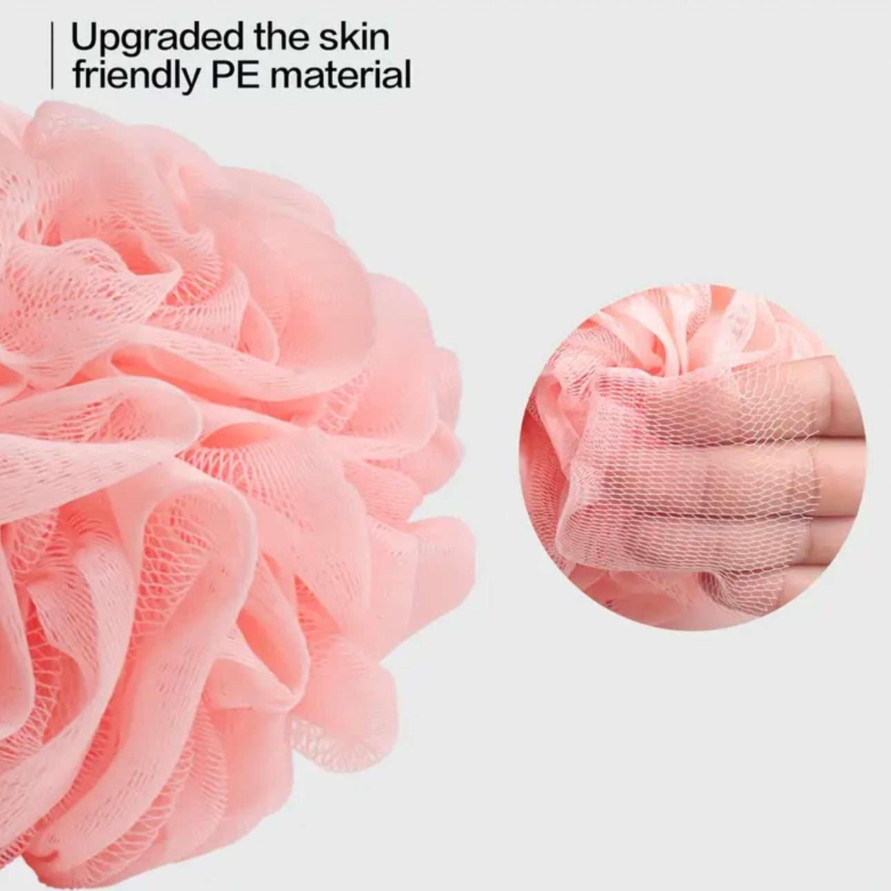 Zenora 4pcs Soft Exfoliating Bath Sponge Set