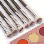 Zenora 18pcs Professional Makeup Brush Set with Velvet Bag and Beauty Spong