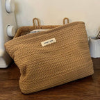 Zenora Woven Travel Makeup Pouch