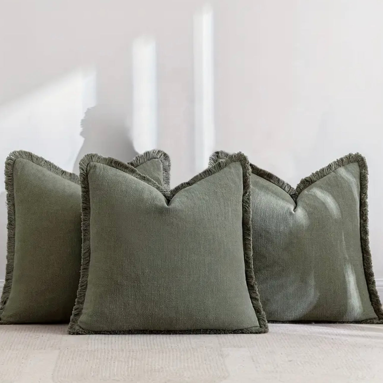 Zenora 3pcs Bohemian Linen Pillowcase Set