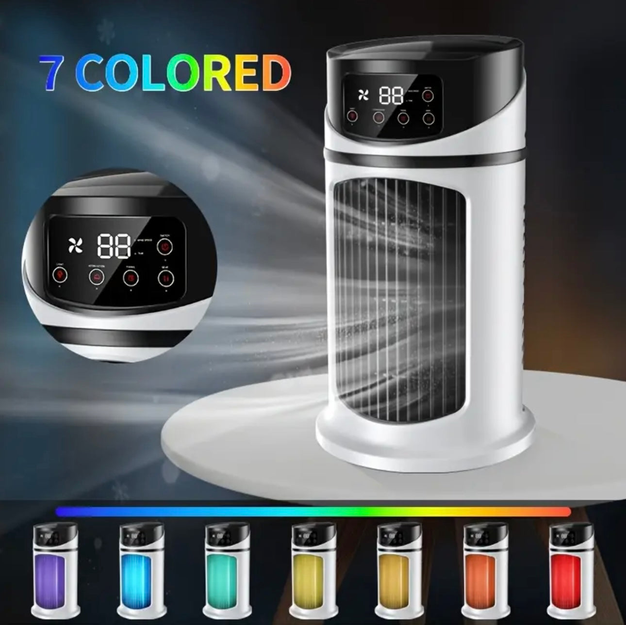 Zenora 3-in-1 Portable Humidifier & Cooling Fan