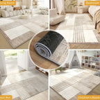 Zenora Seven Deer Velvet Area Mat