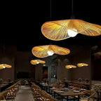 Zenora Rustic Vintage Woven Chandelier