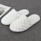 Zenora 5 Pairs Plush Series Indoor Slippers Set