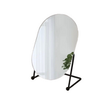 Zenora Frameless HD Irregular Oval Makeup Mirror