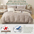 Zenora 3-Piece Chengchengge Printed Down Comforter Set