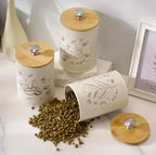 Zenora 3-Piece Bamboo Storage Jar Set