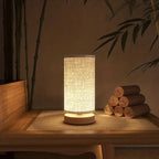 Zenora Modern Solid Wood Bedside Table Lamp