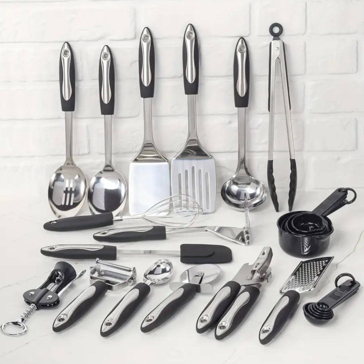 Zenora 25pcs Stainless Steel Kitchen Utensils Set