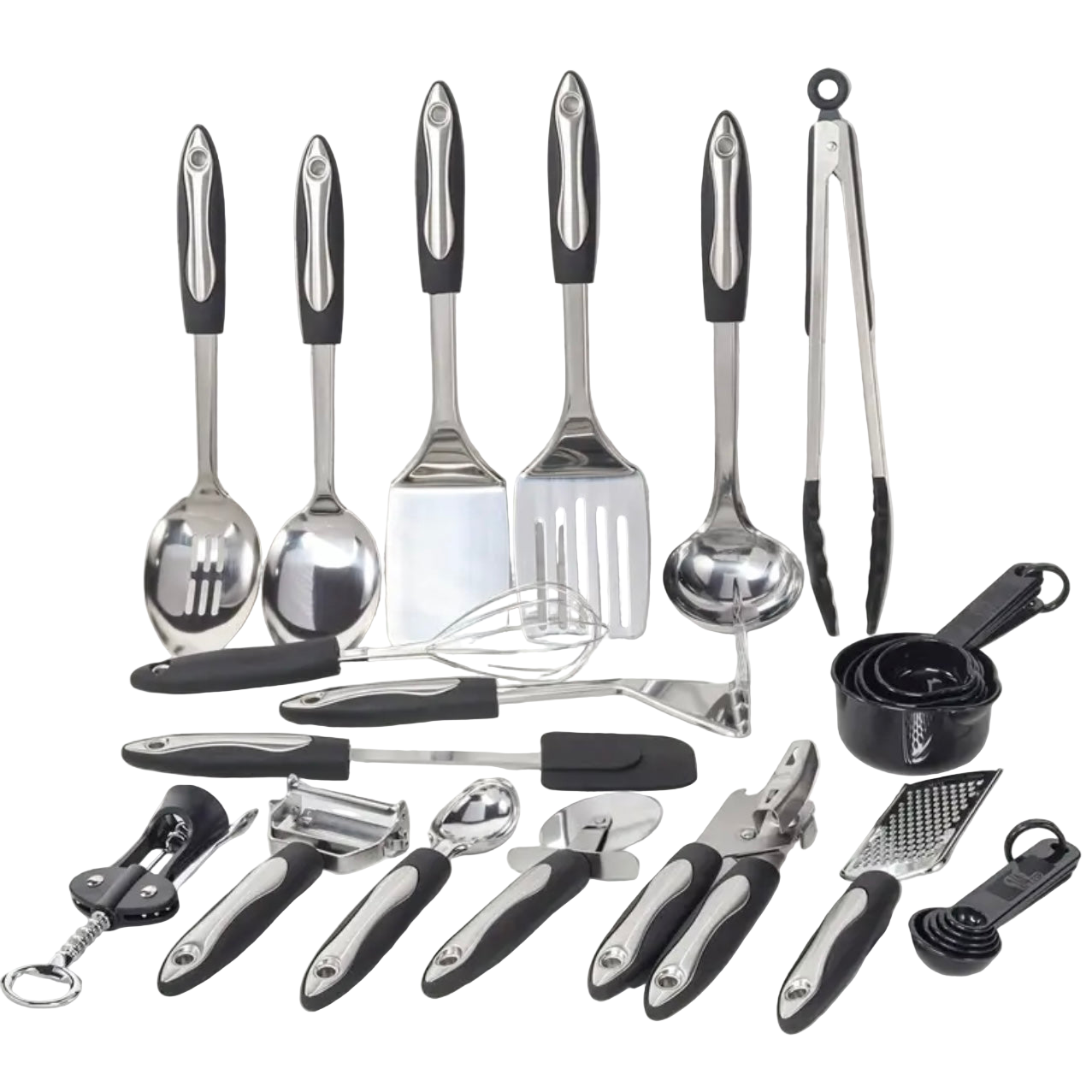 Zenora 25pcs Stainless Steel Kitchen Utensils Set