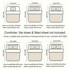 Zenora 2/3-Piece Geometric Quilt Cover Set