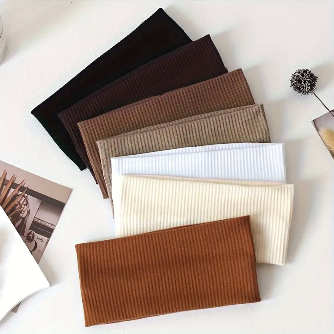 Zenora 7pcs Women’s Thickened Winter Headbands