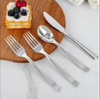 Zenora 180-Piece Silver Plastic Cutlery Set