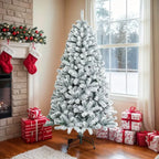 Zenora Snow-Flocked Artificial Christmas Tree