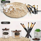 Zenora 3pcs Clear Bathroom Canister Set