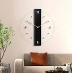 Zenora Glowtick Modern Minimalist Wall Cloc