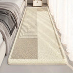 Zenora Japanese-Inspired Cream Striped Area Mat