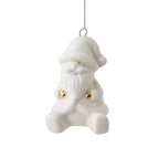 Zenora White Ceramic Christmas Tree Ornaments