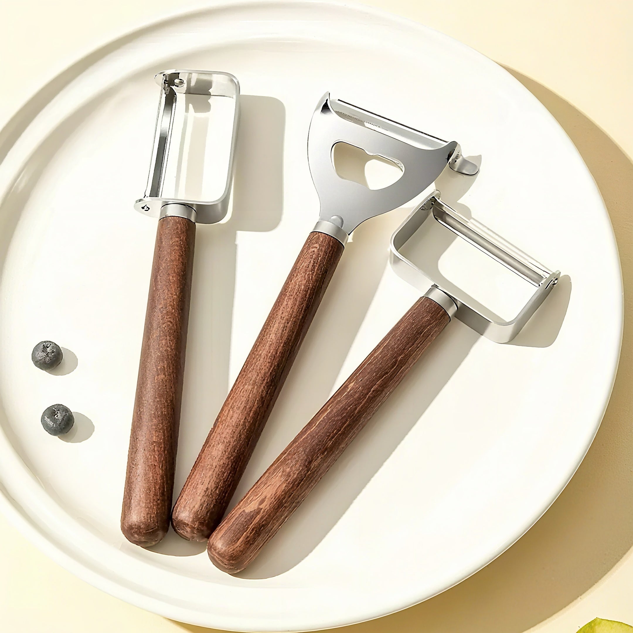 Zenora 3-Piece Stainless Steel Peeler Set