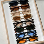 8-Piece Set – Stylish Unisex Square Frame Glasses for Everyday Street Style