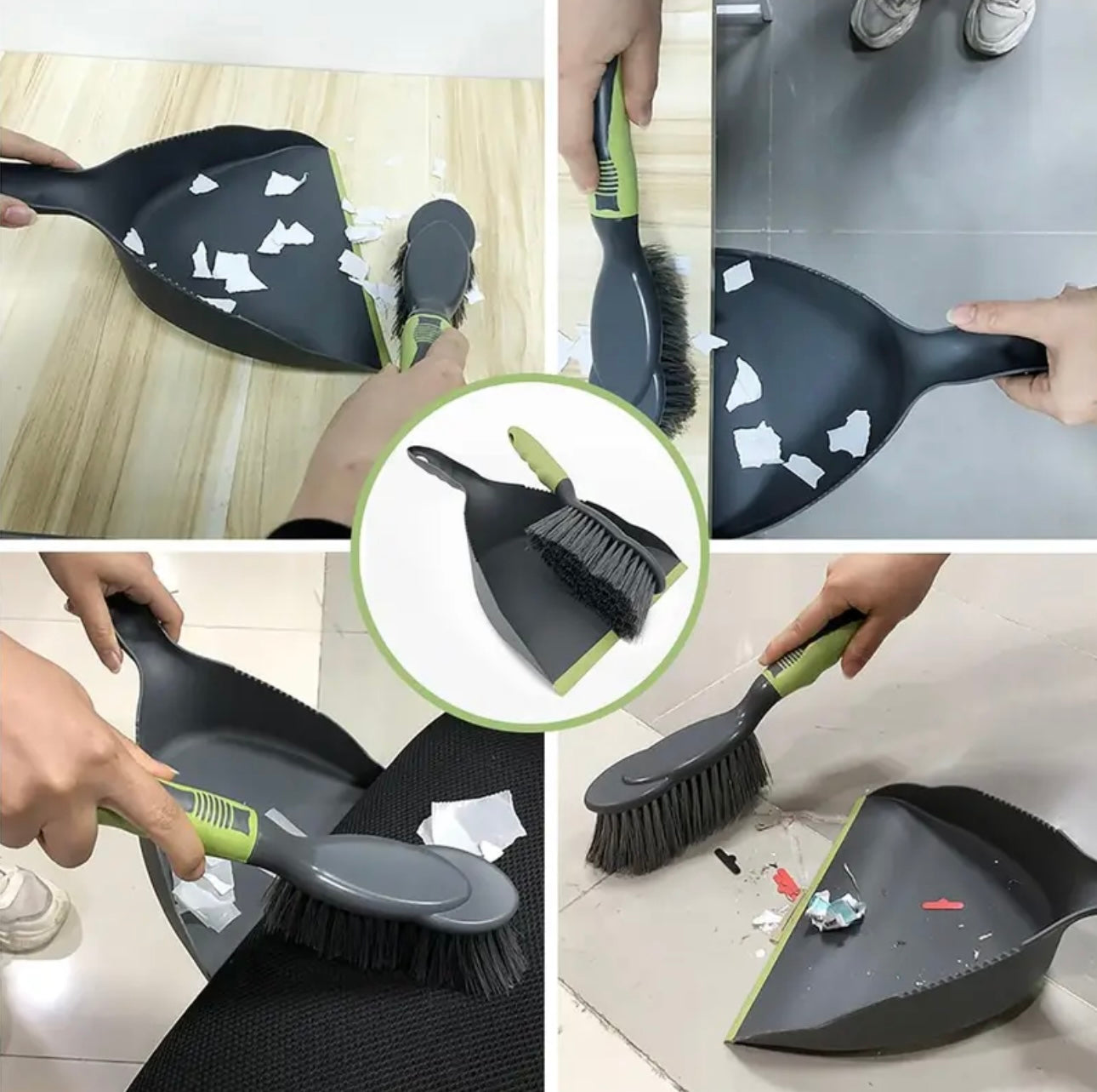 Zenora Dustpan & Broom 3-Set
