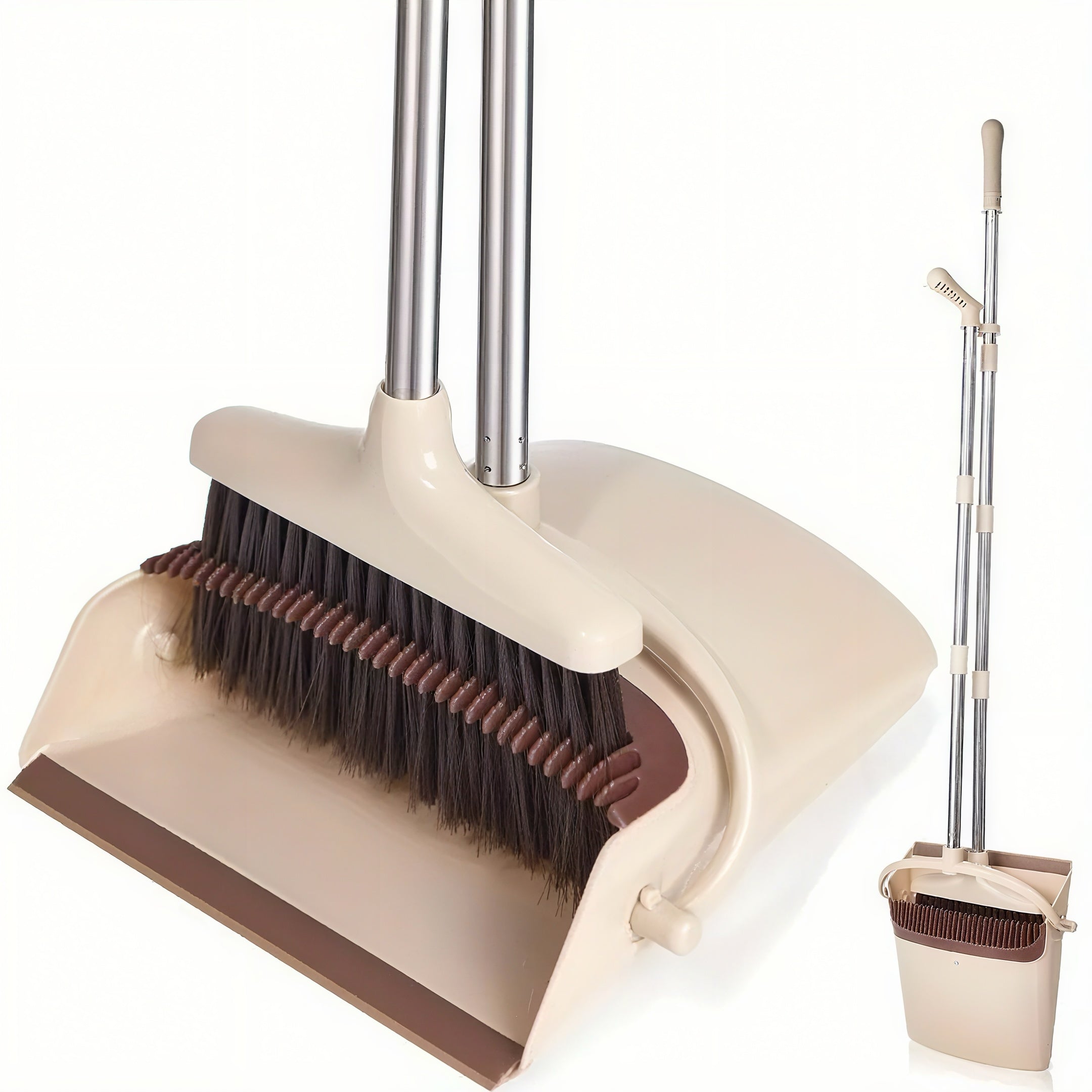 Zenora Broom & Dustpan Set with Long Handle