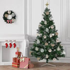 Zenora Gold Christmas Ball Ornament Set