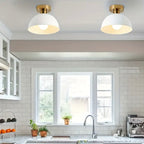 Modern Nordic White & Gold Ceiling Light Fixture