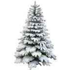 Teellook Snowflake Flocked Encrypted Christmas Tree