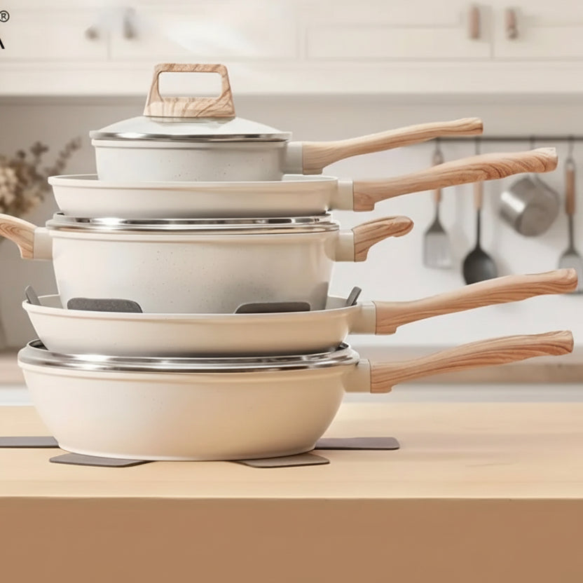 Zenora Kemo AllureStone Non-Stick Cookware Set (14pcs)