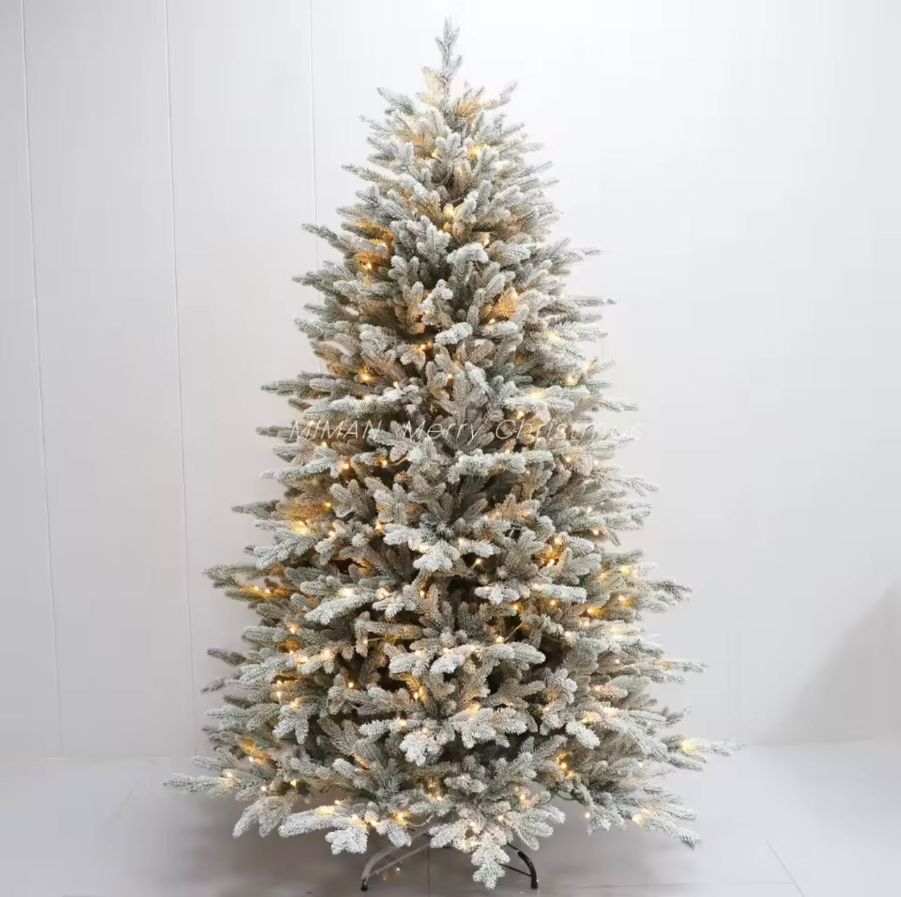 Zenora Pre-Lit Snow Flocked Christmas Tree