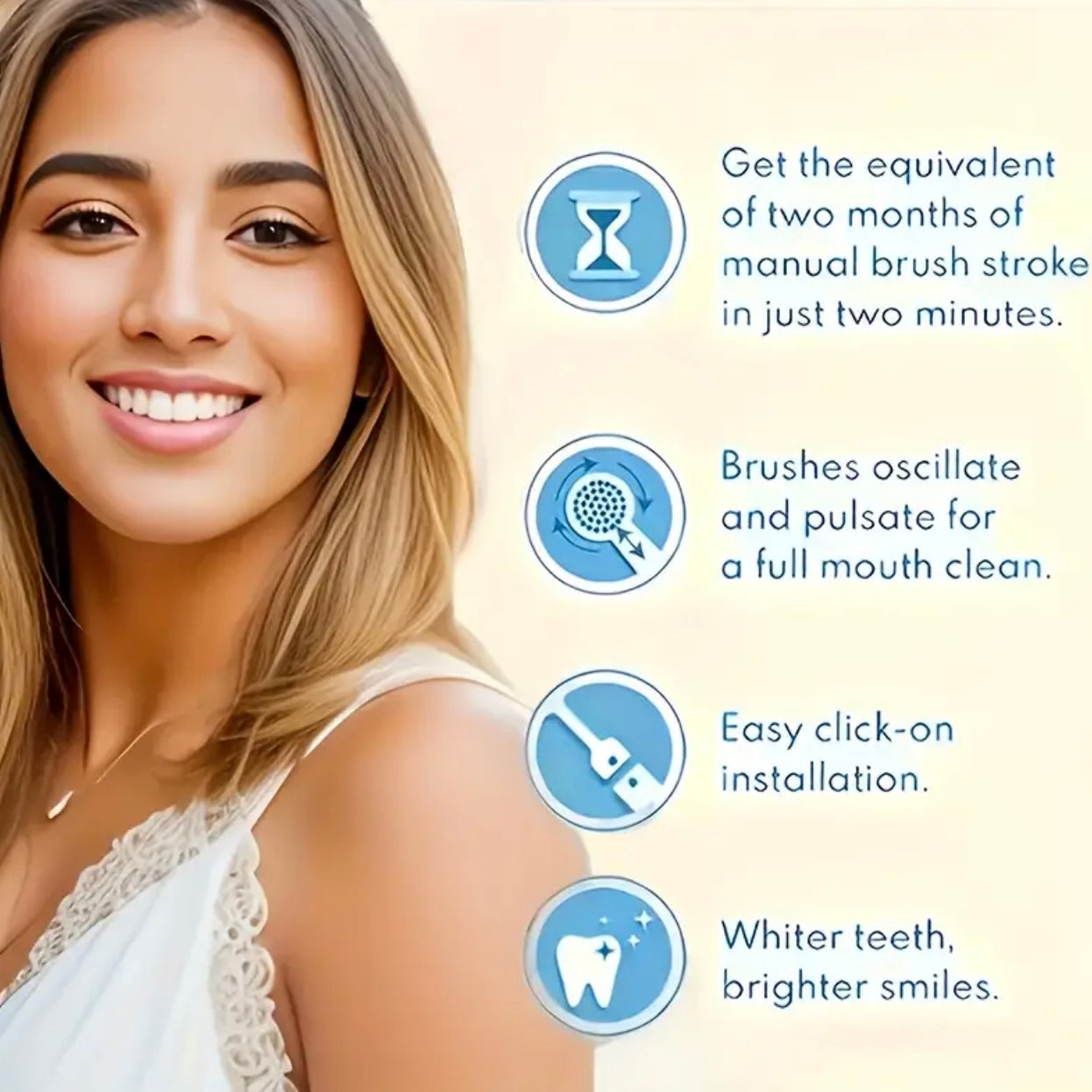 Zenora 8-Head Rotating Electric Toothbrus