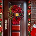 Zenora 45cm Golden Christmas Wreath with Lights