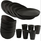 Zenora 18-Piece Durable Reusable Tableware Set