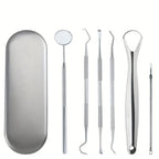 Zenora 6pcs Dual-Headed Dental Cleaning Kit