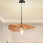 Zenora Rustic Vintage Woven Chandelier