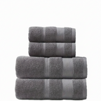 Zenora 4pcs Pure Cotton Bath Towel Set