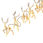 Zenora 3D Reindeer LED Christmas String Lights (Battery Operated)