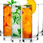Zenora 6pcs Highball Elegant Tom Collins Glass Set