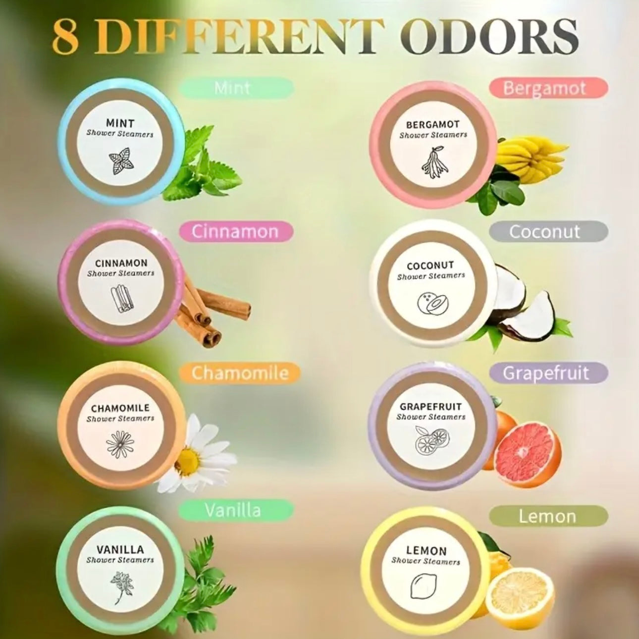 Zenora 12-Scents Essential Oil Bath Salt Ball Set