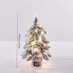 Zenora Full-Lit Artificial Snow-Covered Christmas Tree