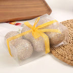 Zenora Champagne Gold Glitter Christmas Balls