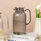 Zenora 2000ml Large Glass-Like Thermal Water Bottle